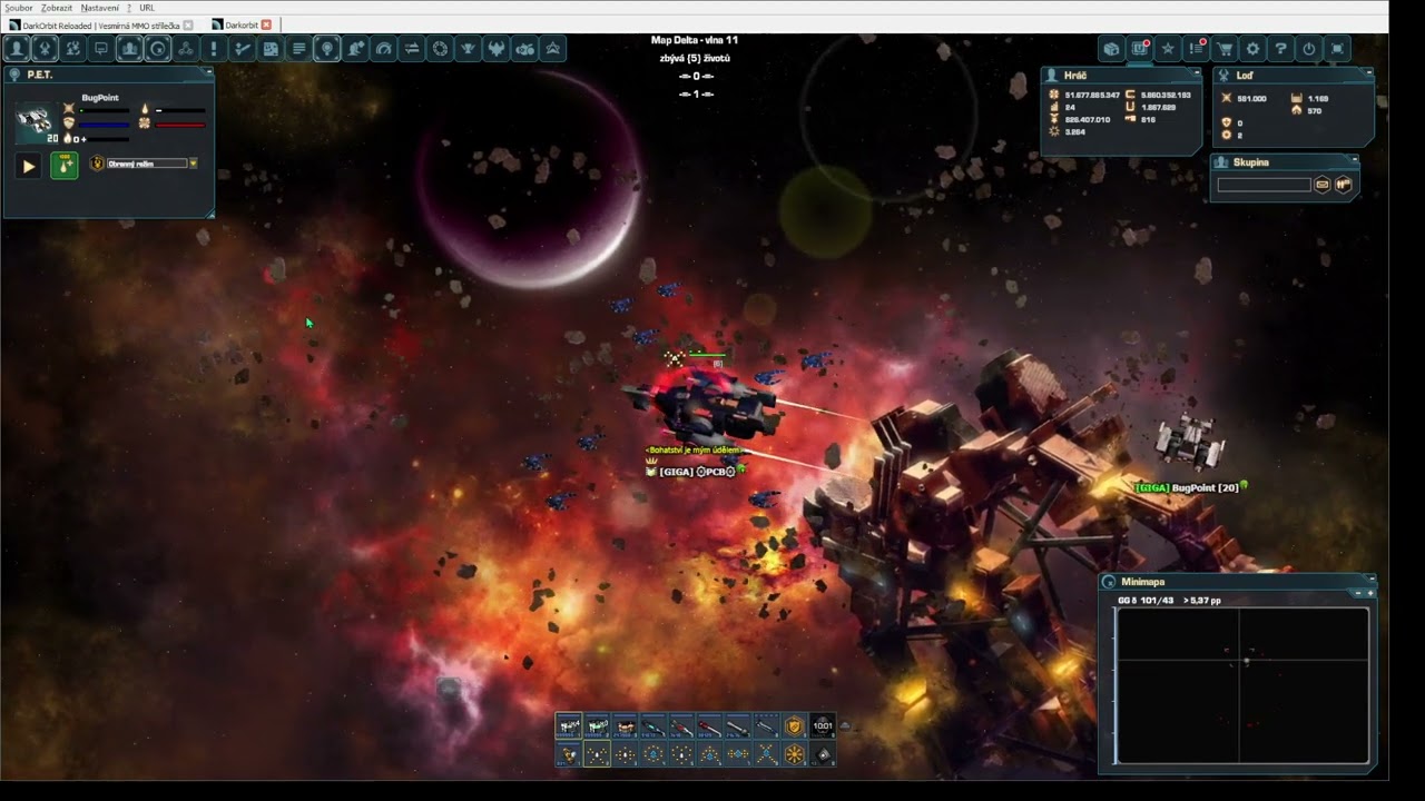 DarkOrbit Brána Delta
