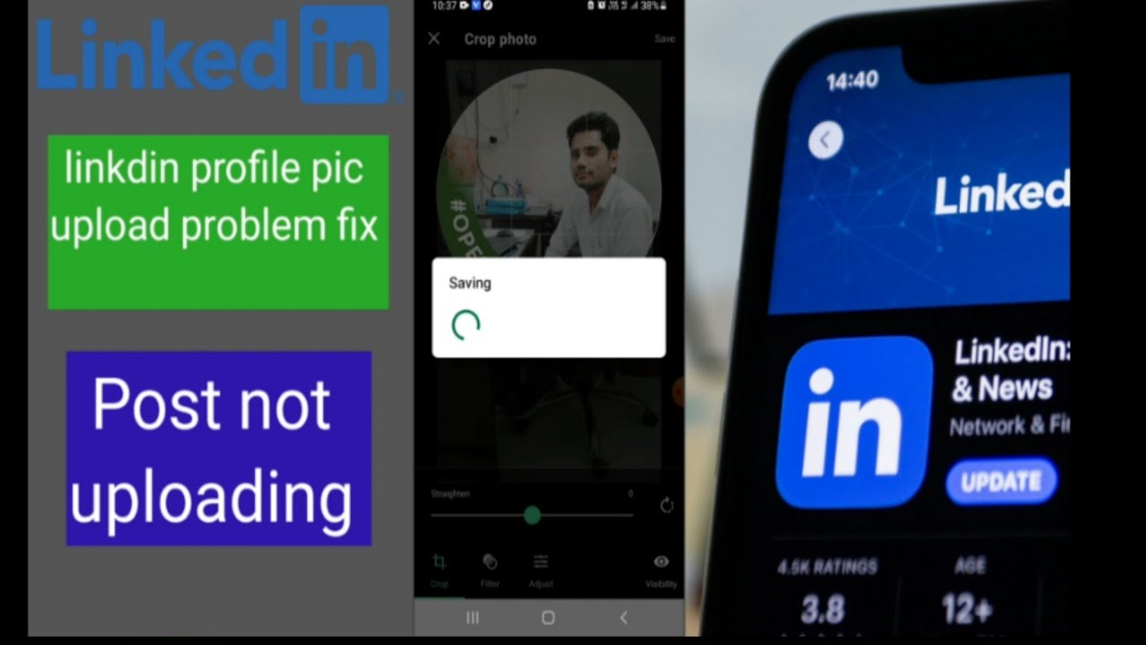 LinkedIn profile picture not uploading, LinkedIn post not uploading problem fix