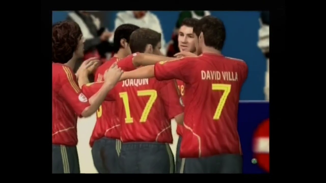 UEFA Euro 2008 (PS2) - Full Match Gameplay