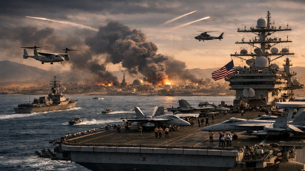 US Naval Buildup in Middle East Escalates Tensions & Geopolitical Risk