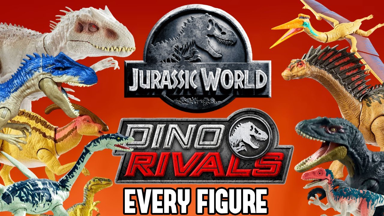 EVERY Single Jurassic World Dino Rivals Figure Released By Mattel