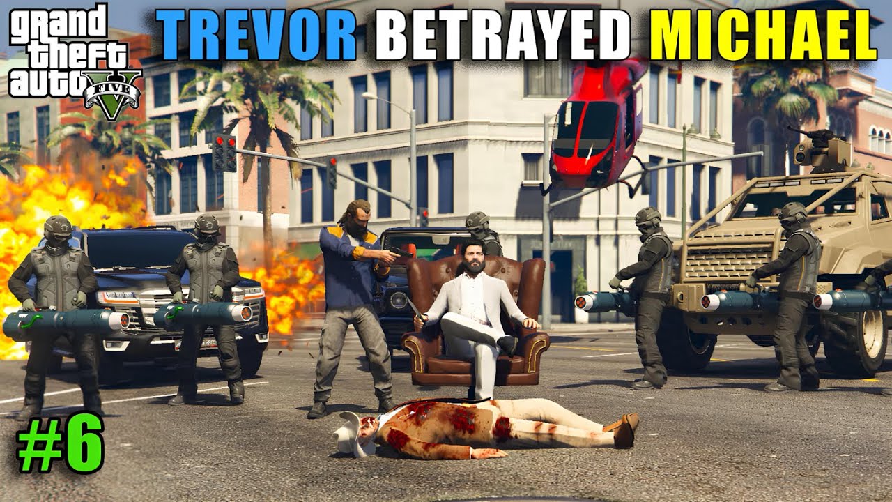TREVOR BETRAYED MICHAEL | GTA 5 GAMEPLAY