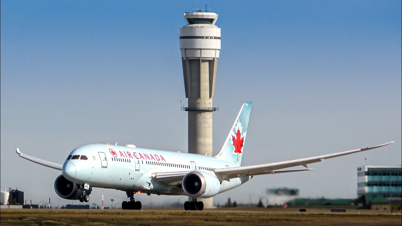 20 WINDY ARRIVALS AND DEPARTURES! Calgary Airport Plane Spotting Runway 29