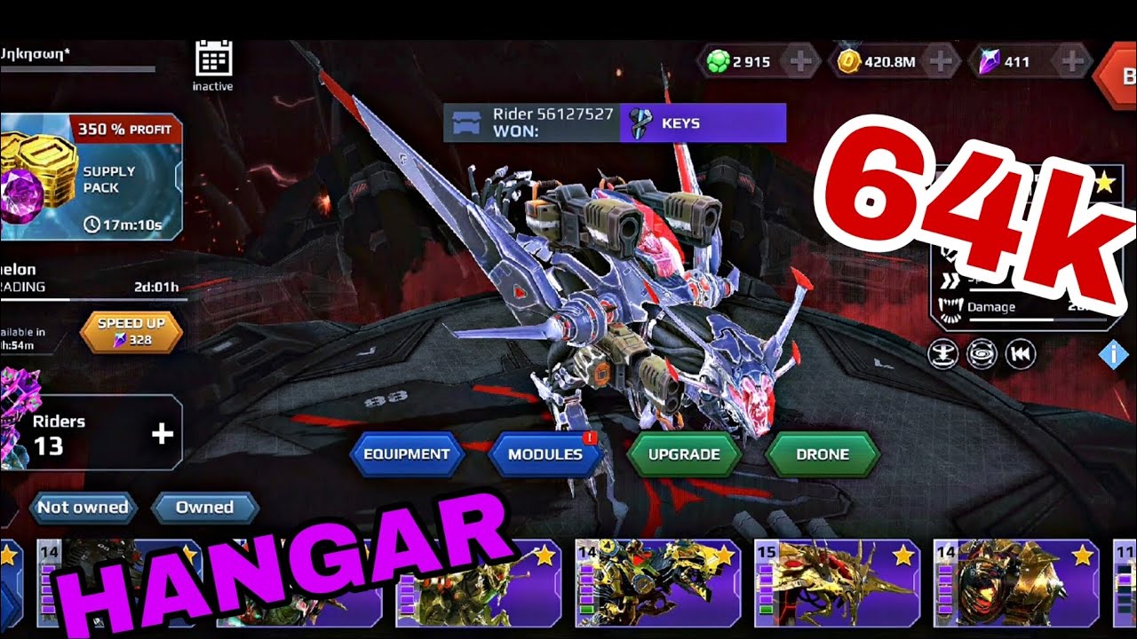 JMW - Dino war | hangar en 64k | full