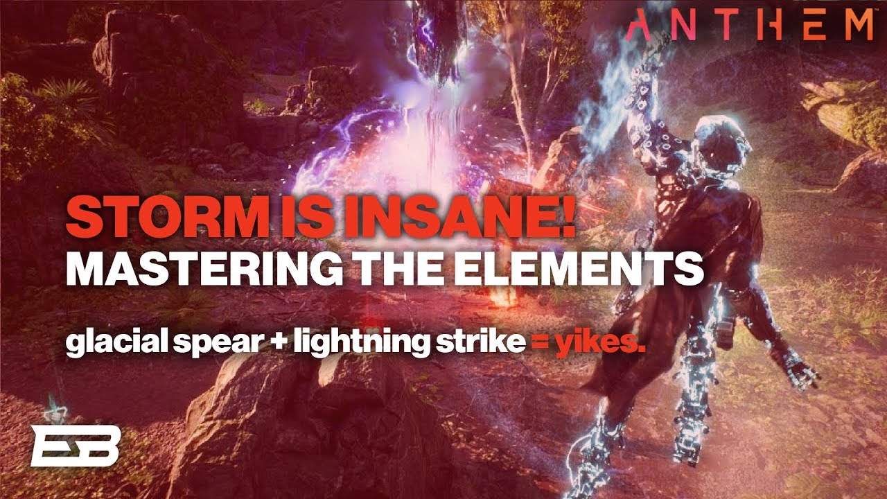 STORM'S ABILITIES ARE INSANE!! // Anthem Demo Gameplay (2019)