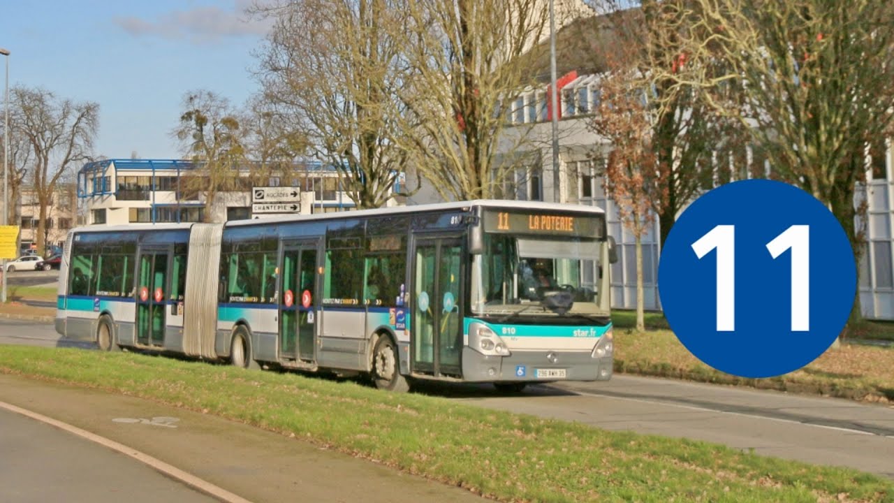 Irisbus Citelis 18 N°810 - Ligne 11 - Réseau STAR - Rennes