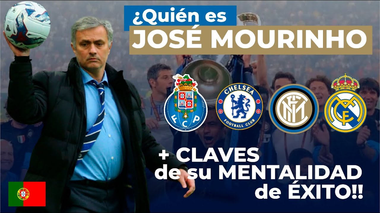 💡¿Quién es JOSÉ MOURINHO? 🇵🇹 Su historia hasta el ÉXITO 2️⃣🏆