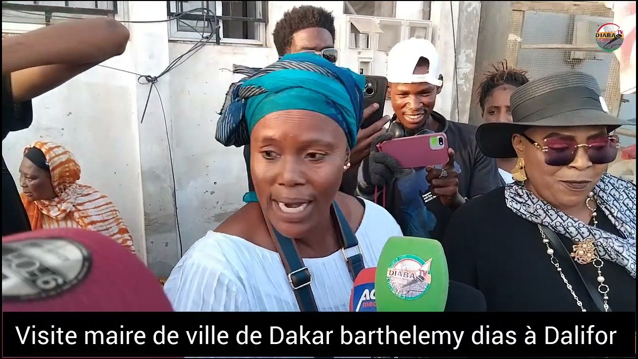 Dalifor 20 /10 /2025 Visite le Maire barthelemy dias a Dalifor 