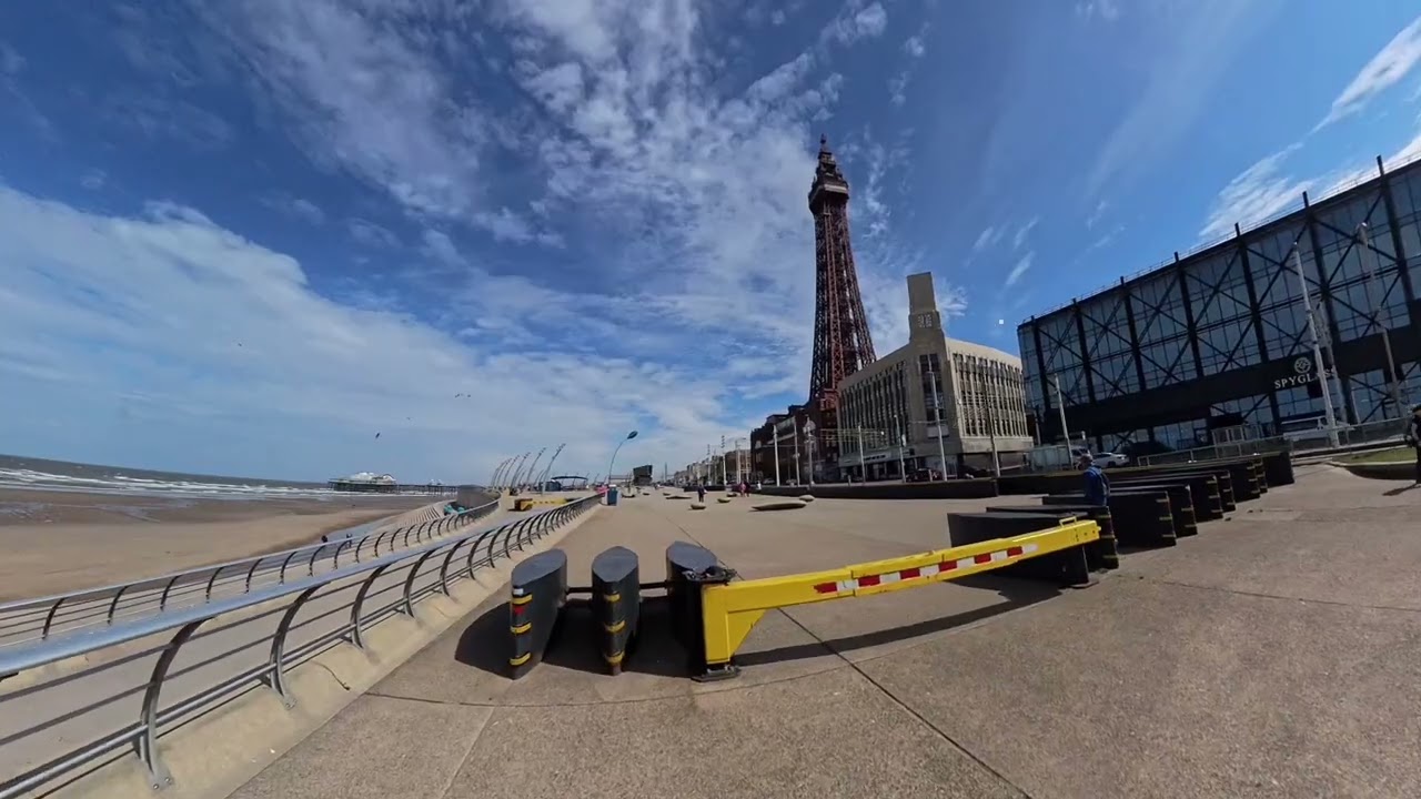 Windy Blackpool July 2025 in 4K