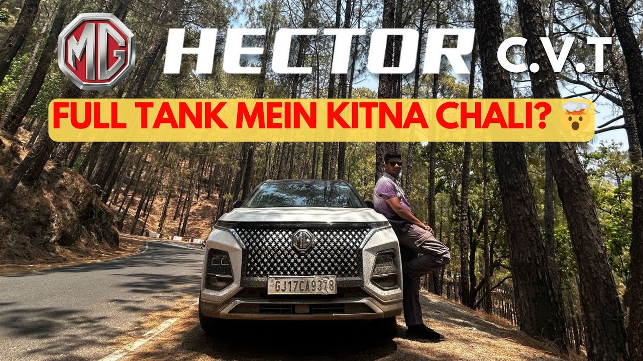 MG Hector 1.5 Turbo CVT Ka Asli Mileage Test! 🤫 