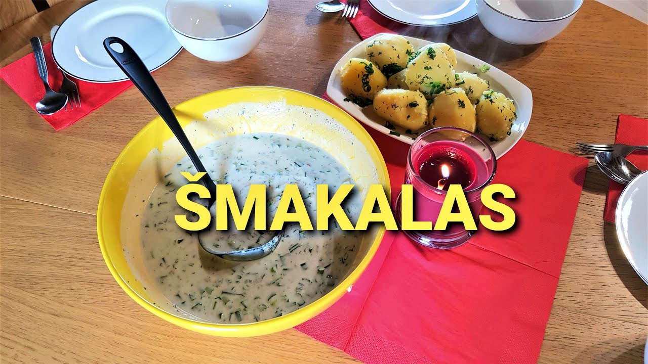 Шмакалас - древний литовский холодный суп. Литовская кухня.