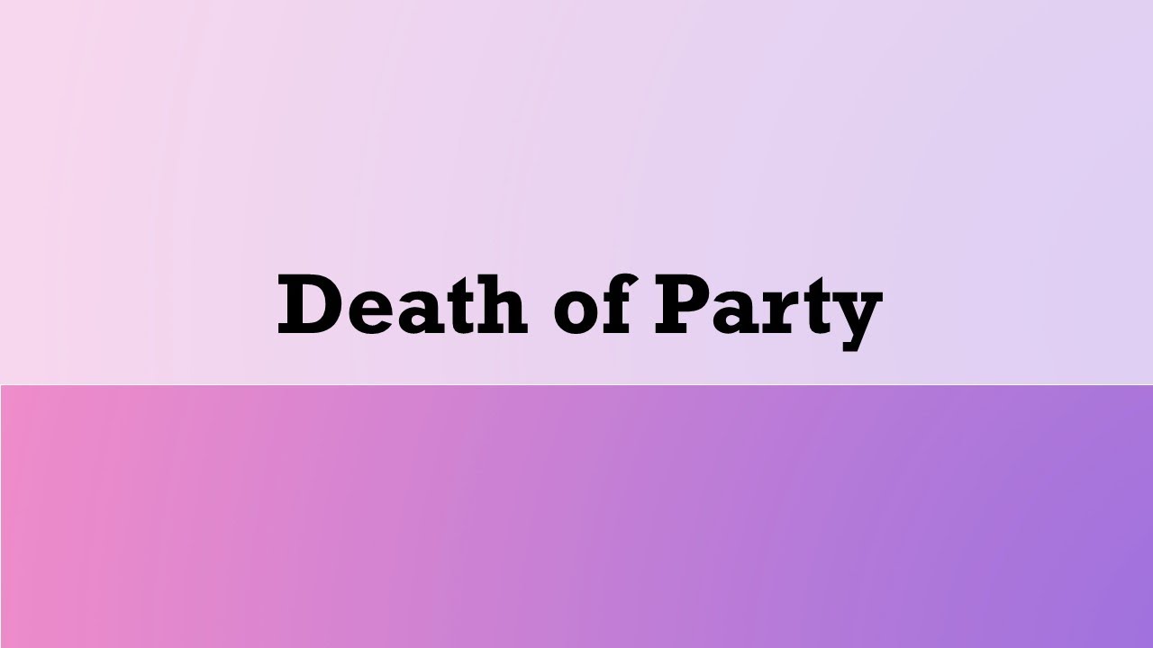 Civil Procedure - Parties to Civil Actions: Death of a Party Litigant