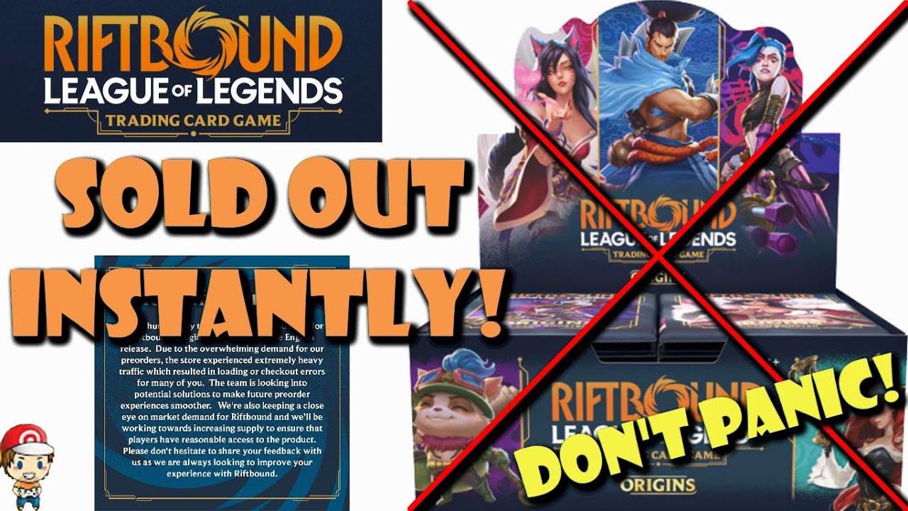 Riftbound Origins PreOrders Sold Out Instantly! But DON'T Panic! (Riftbound TCG News)