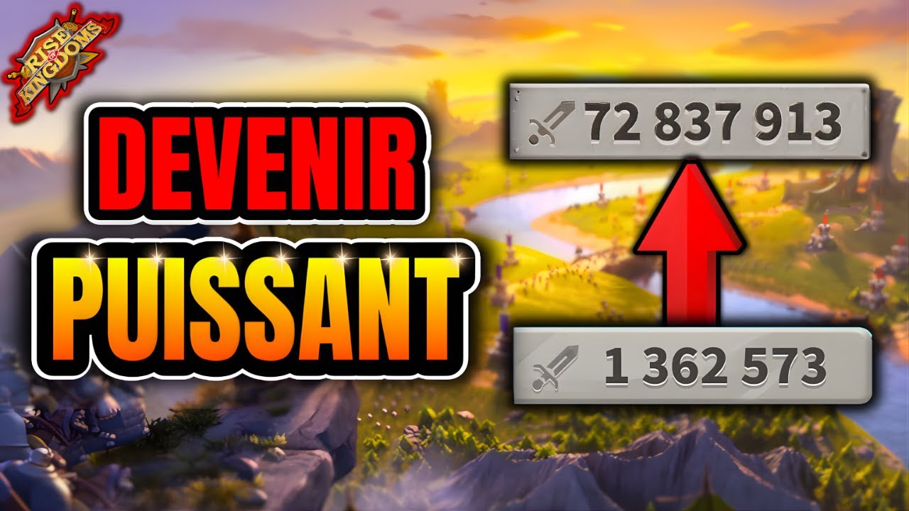 Comment GAGNER en puissance RAPIDEMENT ! - Rise of Kingdoms