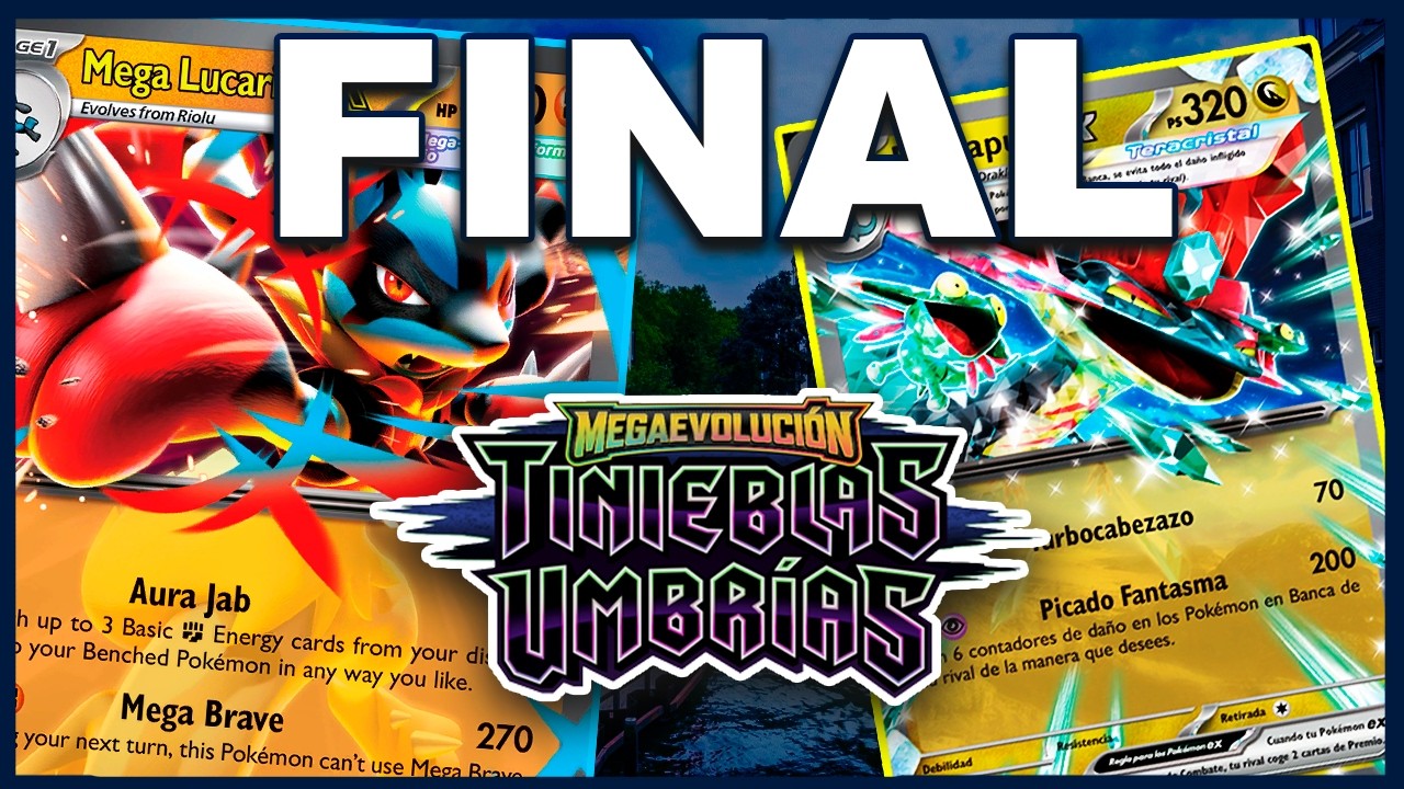 &iquest;PUEDE MEGA LUCARIO DERROTAR AL BDIF? | FINAL Cartas Pok&eacute;mon TCG con PITCH BLACK