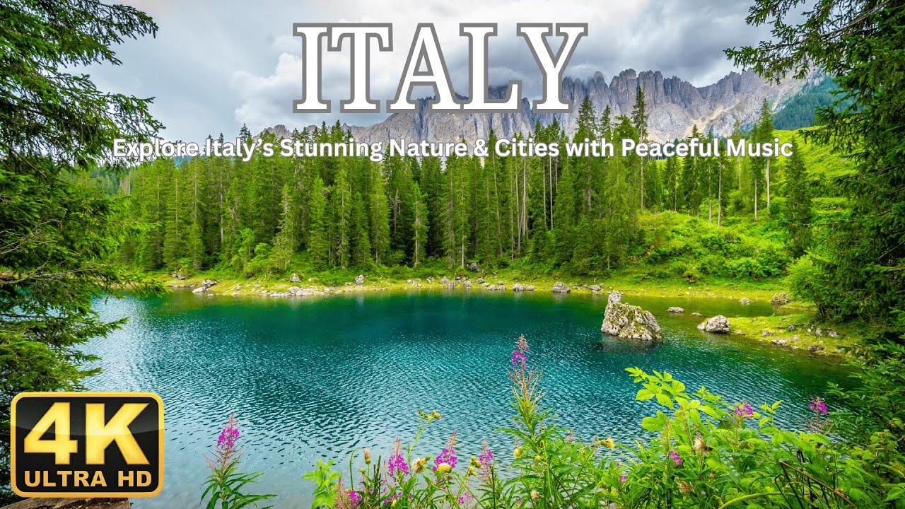 Italy in 4K Ultra HD &bull; Breathtaking Nature, Cities & Coastlines | 3-Hour Relaxation Film