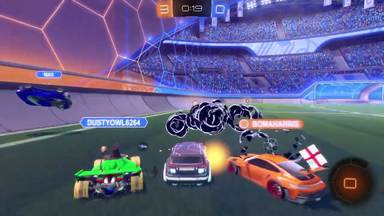 Rocket League 2 runden auf log