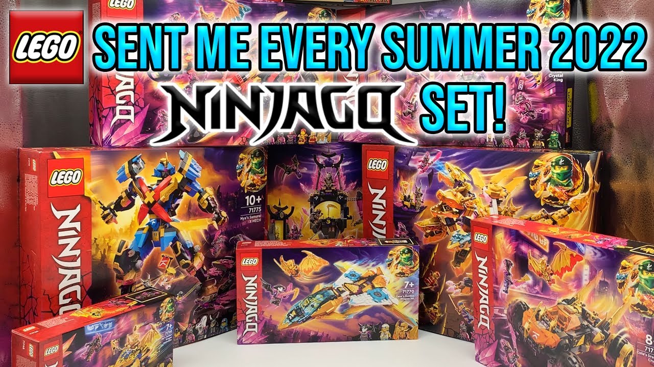 I got the Ninjago Summer 2022 sets EARLY from Lego!