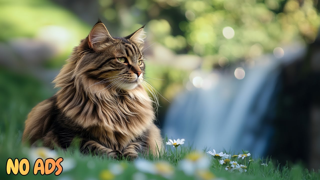 12 Hours Of Peaceful Music for Cats 🐈 Cat TV 🌿 Calm Sounds for Sleep & Relaxation | No Ads