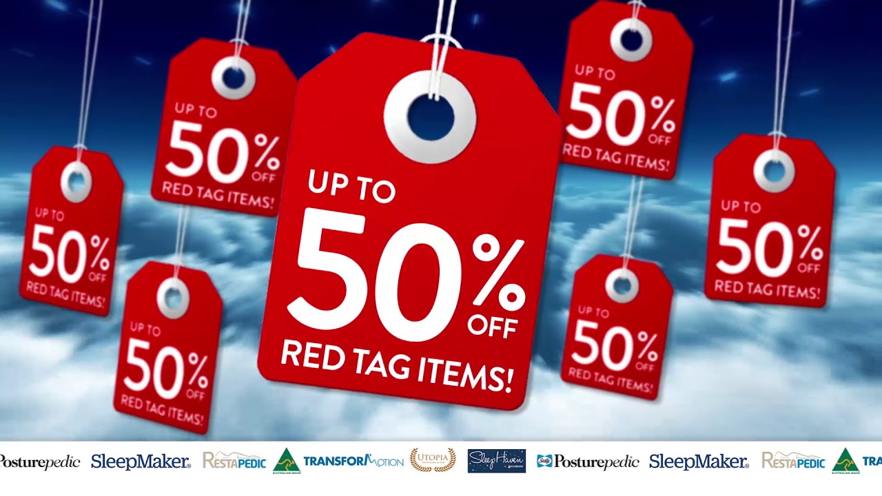 RED TAG SALE ON NOW!