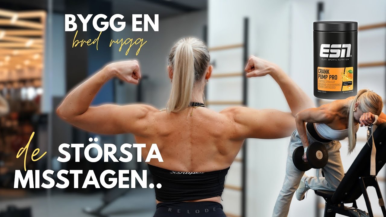 Bästa tipsen för att bygga rygg och mage - 9 VECKOR UT