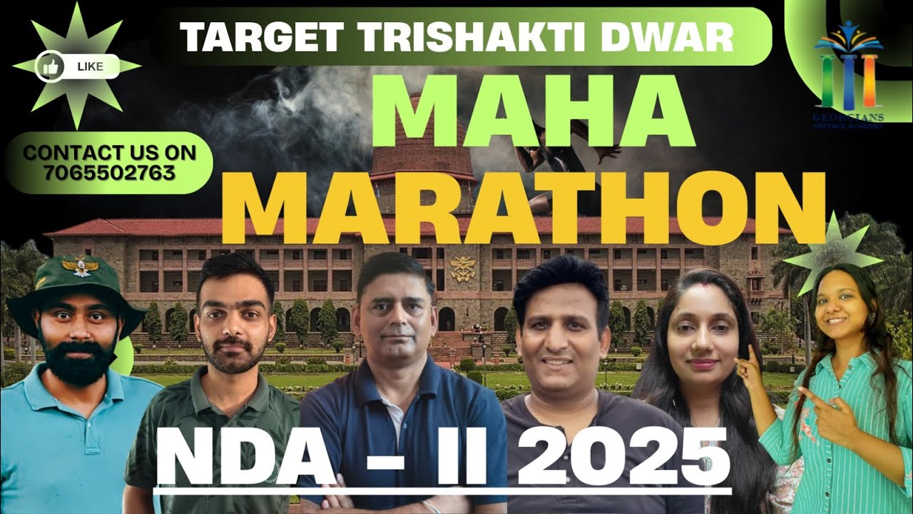 Maha Marathon Complete NDA syllabus in one shot