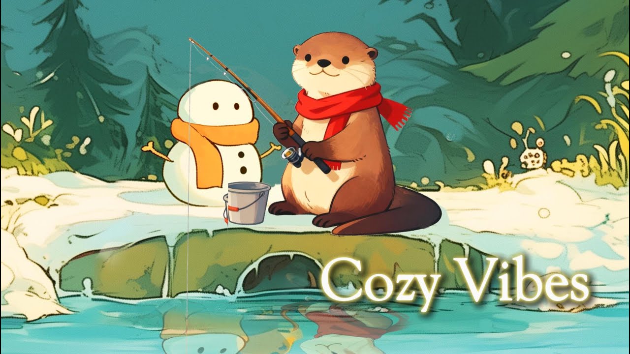 The River Was Cold. The Moment Was Warm| Cozy Lofi #lofihiphop  #chillmusic #coffeemusic #studymusic