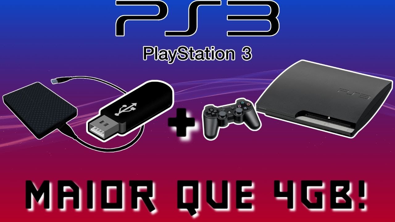 Как перенести игры для PS3 размером более 4 ГБ на USB-накопитель или внешний жесткий диск (с помо...