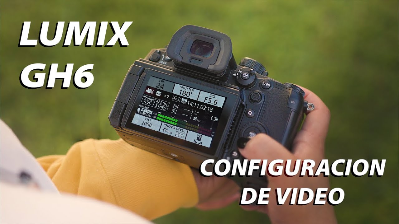 Las MEJORES configuraciones de video con la Lumix GH6 !
