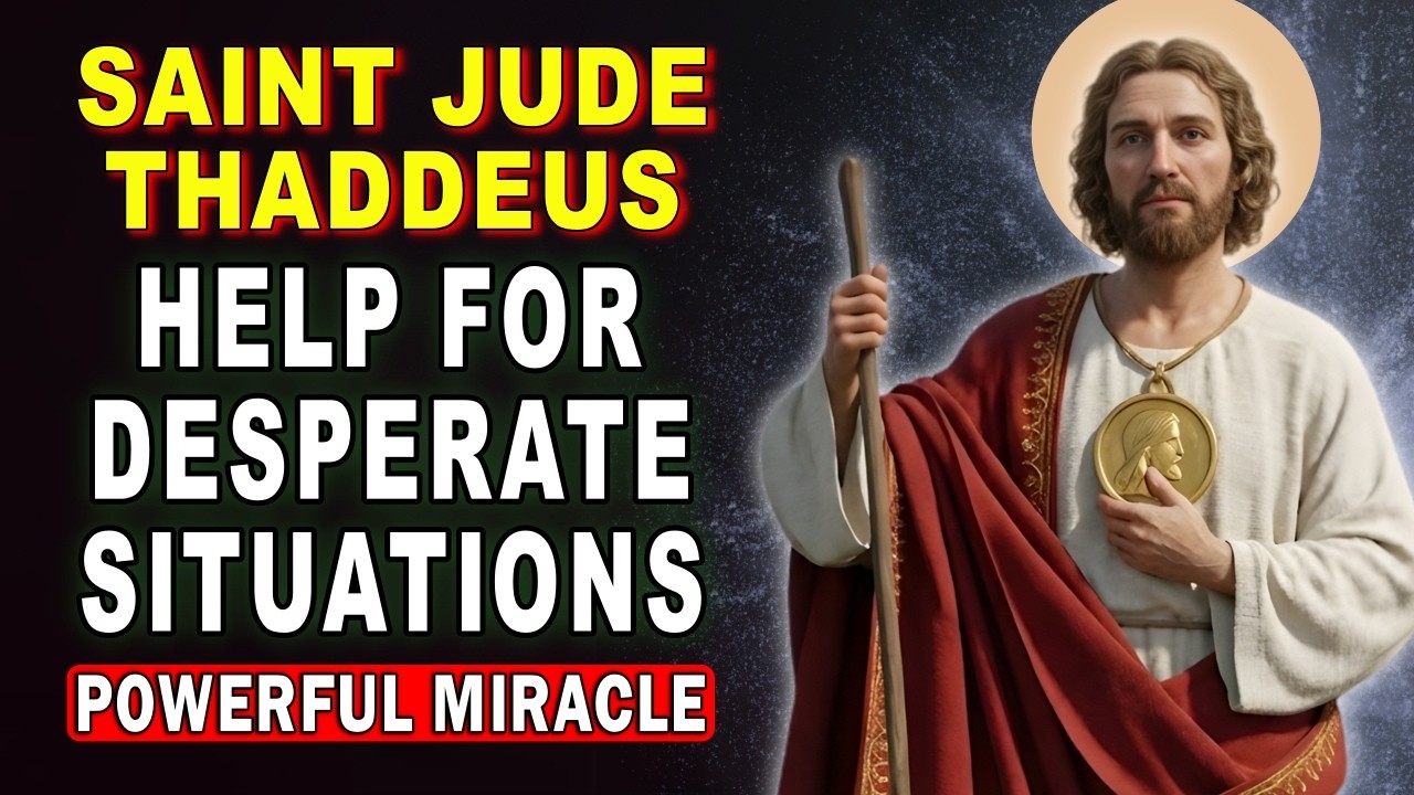 POWERFUL SAINT JUDE THADDEUS PRAYER FOR IMPOSSIBLE CASES 🙏 2-DAY MIRACLE
