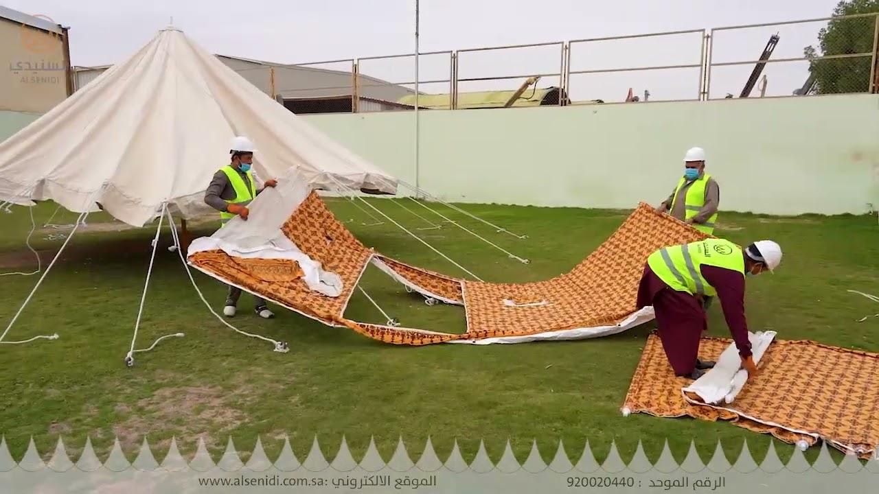 خيمة الصباح  6×6 متر - من شركة السنيدي