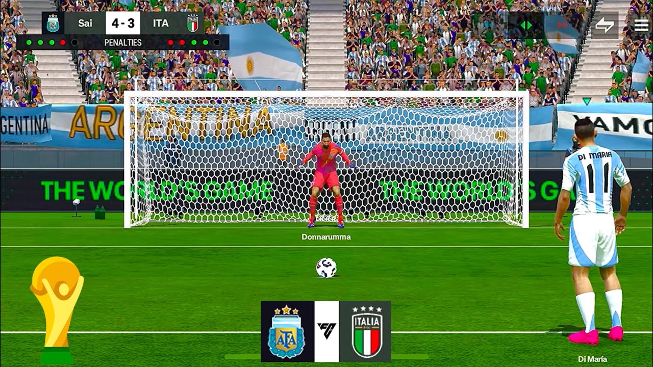 Penalty Shootout &bull; #23 &bull; International World Cup Final &bull; Argentina Vs Italy | Fc Mobile