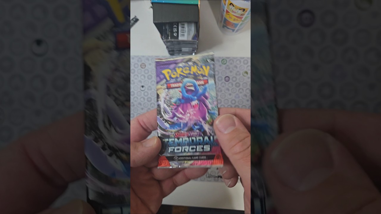 CAN I PULL IT?! Searching for Gouging Fire EX in Temporal Forces! #shorts #pokemon #pokemontcg
