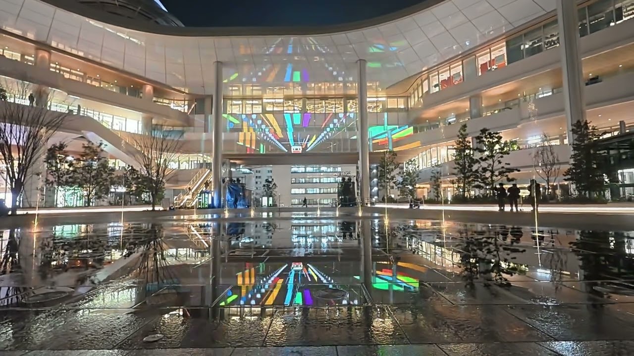 光の記憶航路ーTime Voyage 高輪ゲートウェイ駅前プロジェクションマッピング　2026.2