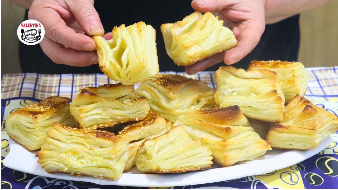 OVO JE PRAVI RECEPT💥Već više od 30 godina ne kupujem lisnato pecivo❗Najednostavniji način pripreme❗