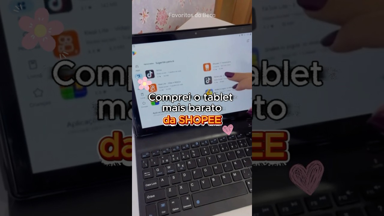 Comprei o TABLET mais BARATO da Shopee 😱 | VALEU A PENA? #tablet #shopee #compras