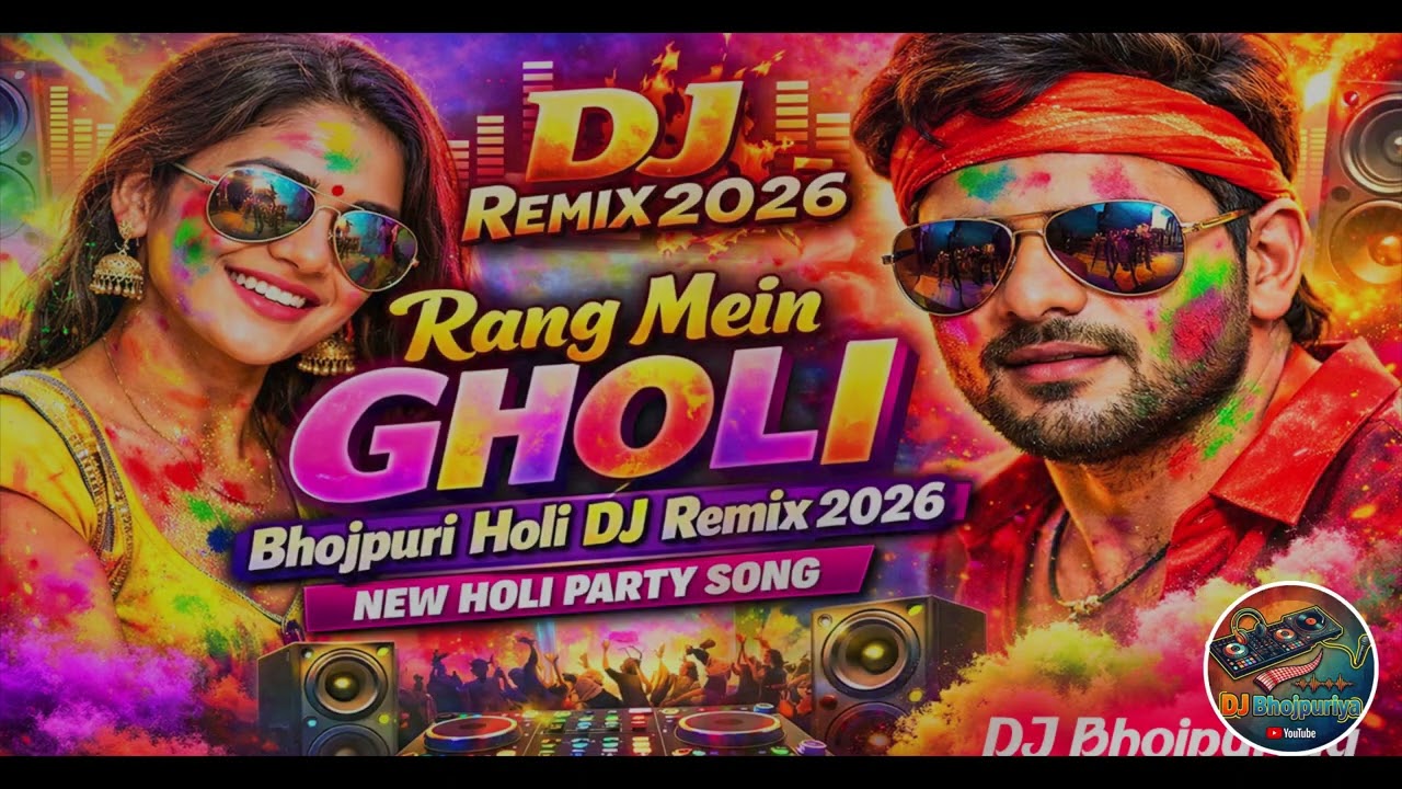 Rang Mein Gholi | Bhojpuri Holi DJ Remix 2026 🔥 | Holi Party Song #djbhojpuriya