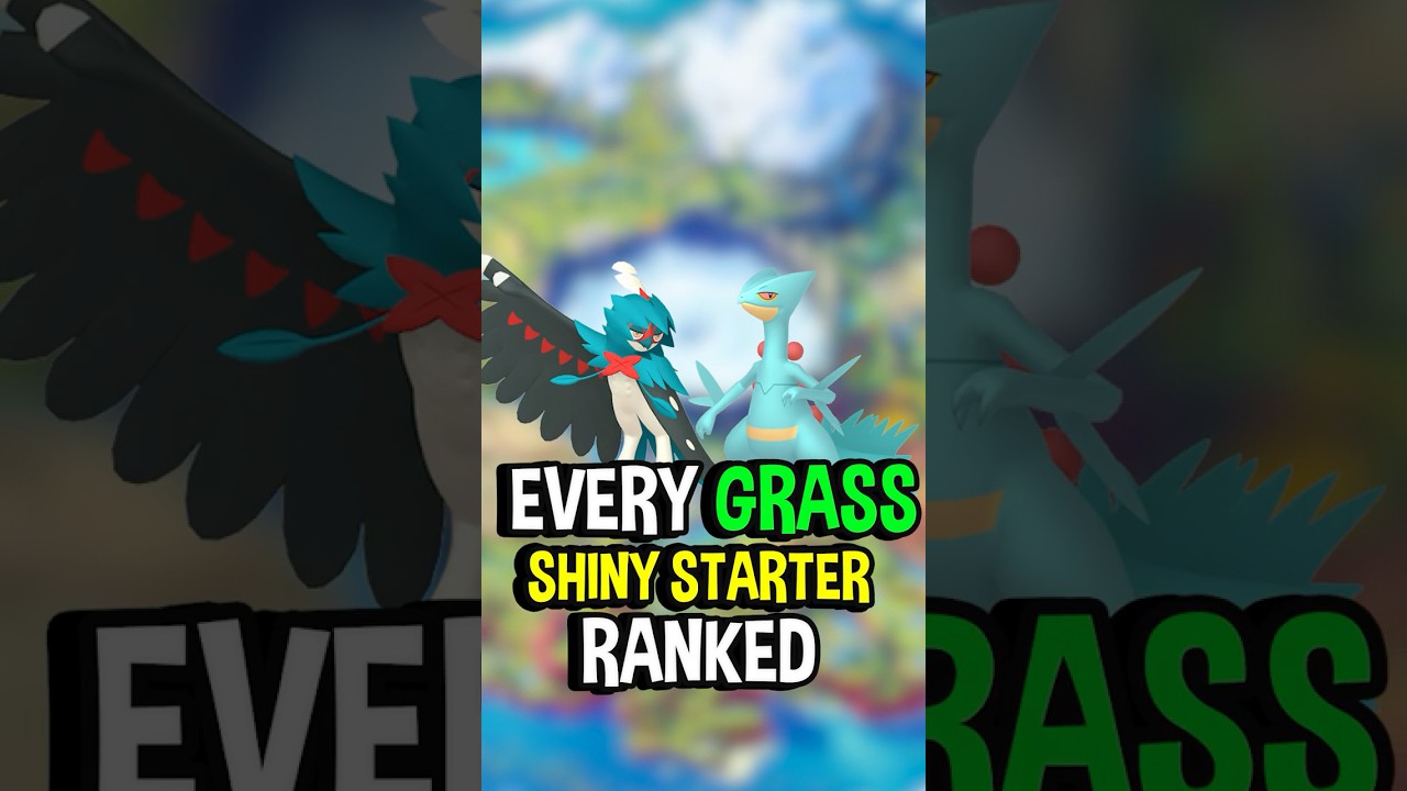 Every Grass Starter Shiny Pok&eacute;mon RANKED!