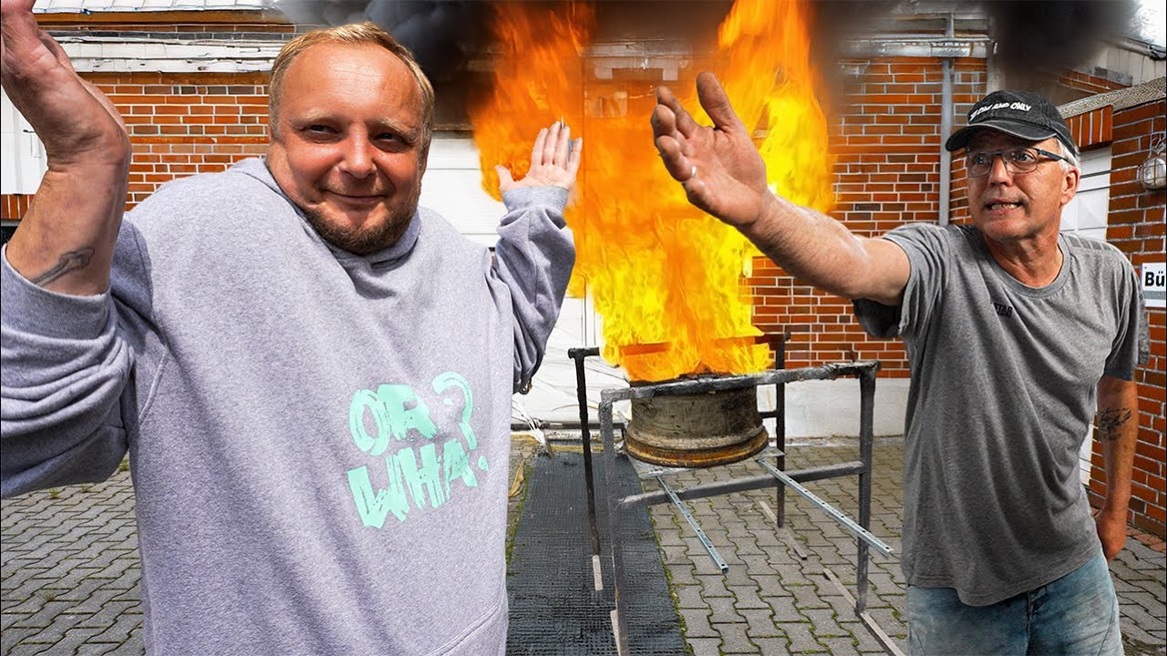 UDO DREHT DURCH! 🤯 Torben baut ein outdoor Grill ( Achtung Lebensgefahr )