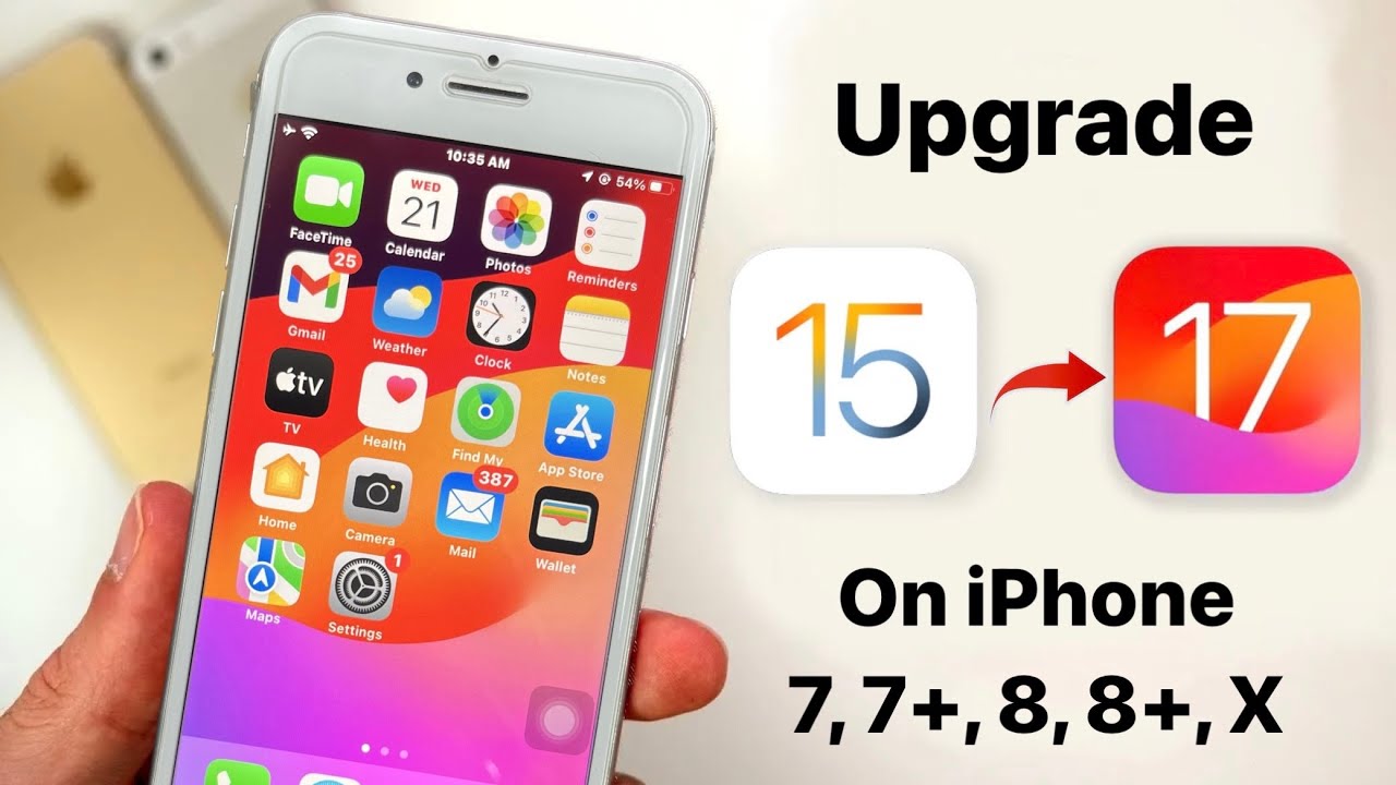 How to Upgrade iOS 15 to iOS 17 - Install iOS 17 update on iPhone 7, 7+, 8, 8+, X 🔥🔥