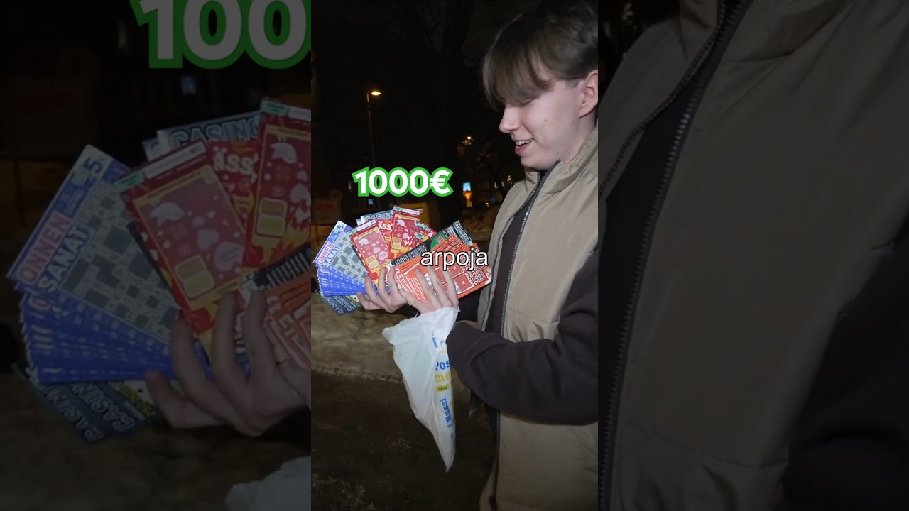 Ostin 1000&euro; ARPOJA, paljonko voitin? 🤑