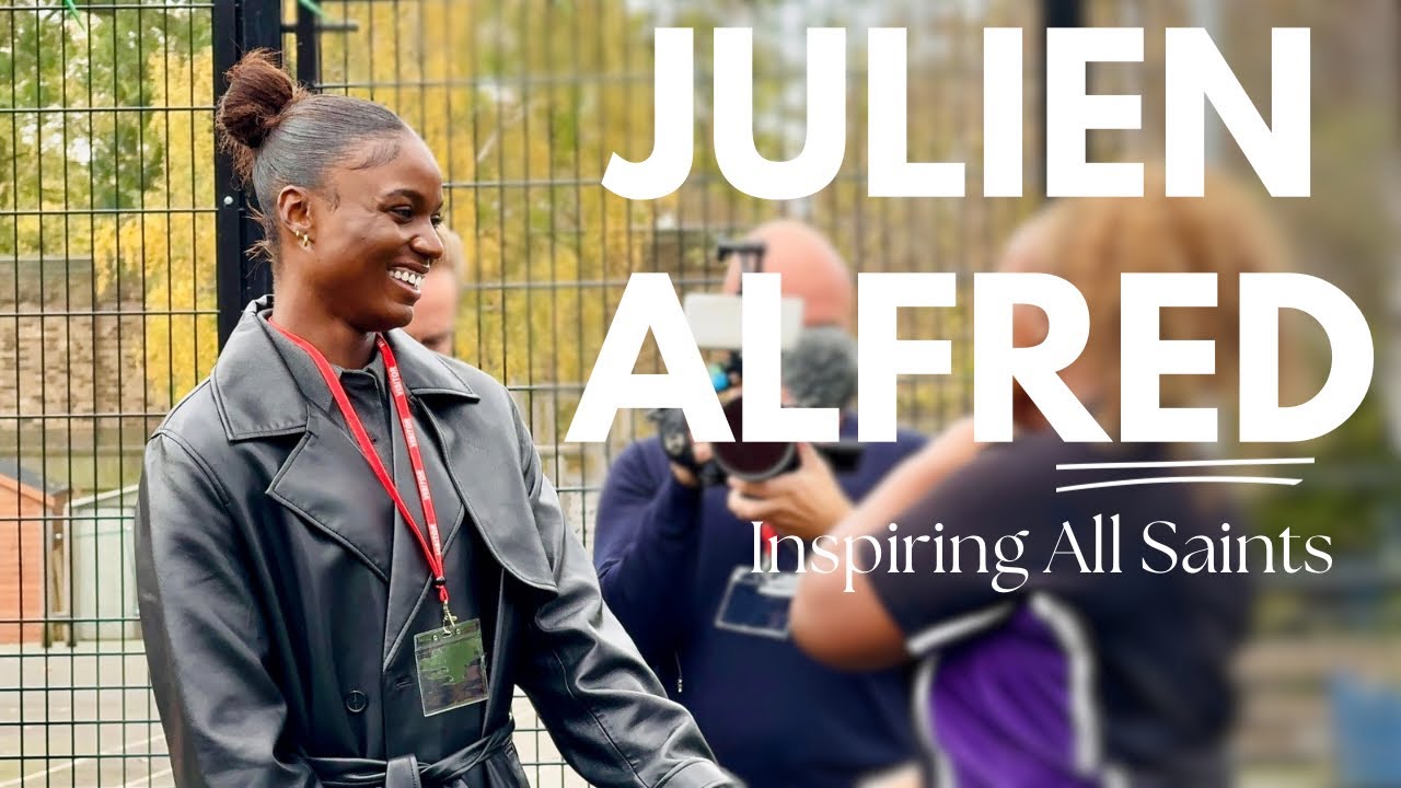 Olympic Gold Medalist🥇| Julien Alfred Inspires Students at All Saints | Highlights