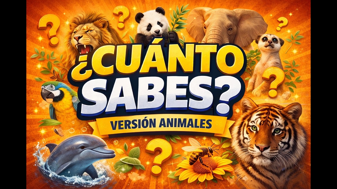 🐾🧠 ¿Cuánto sabes sobre ANIMALES Reto Progresivo ¿Llegas a Leyenda 👑🔥