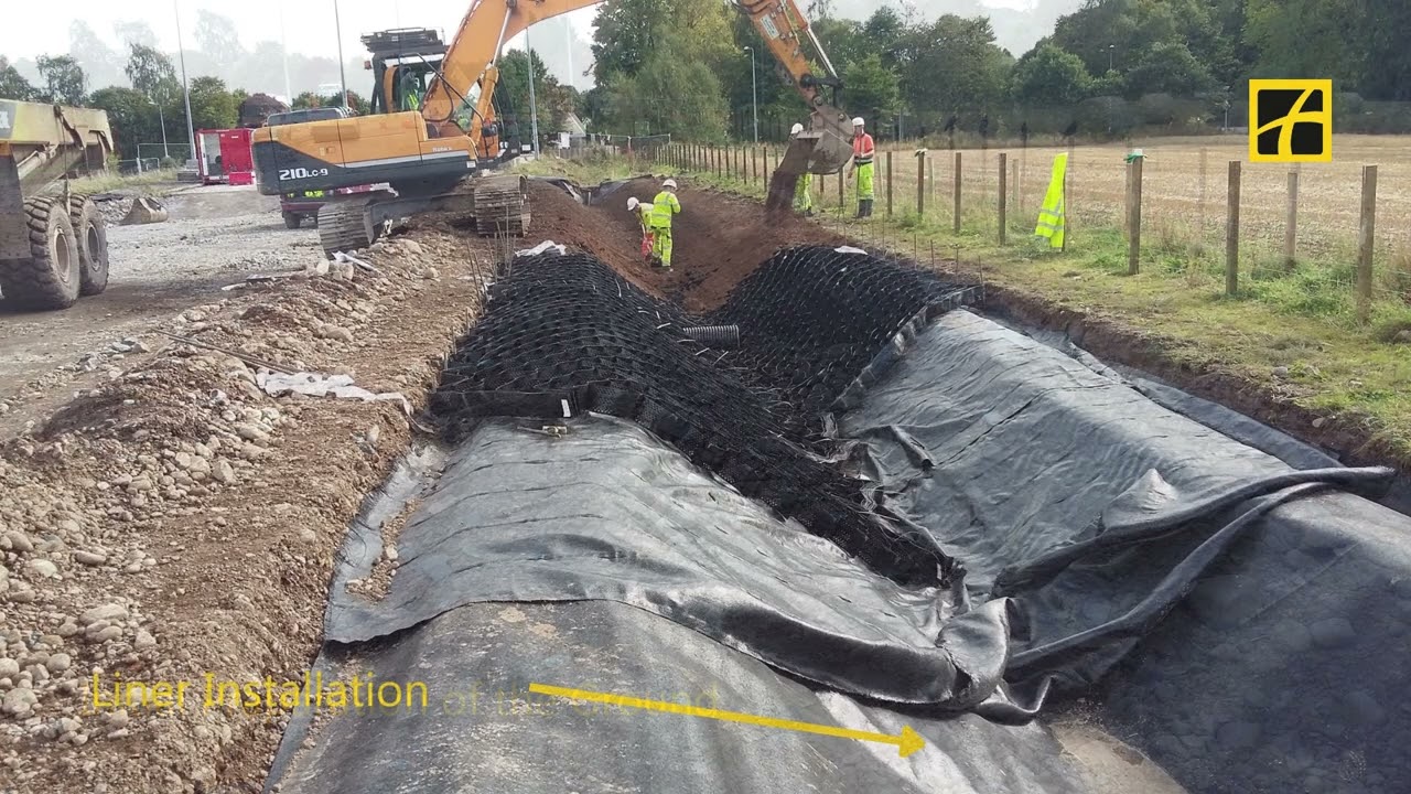 Wills Bros Phase 1 Inverness Link Road Stratec Geosynthetics Case Study