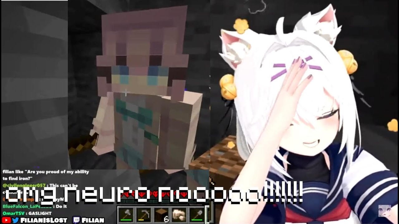 neuro trolls filian!?   STREAM ENDS WHEN WE BEAT MINECRAFT HARDCORE highlights
