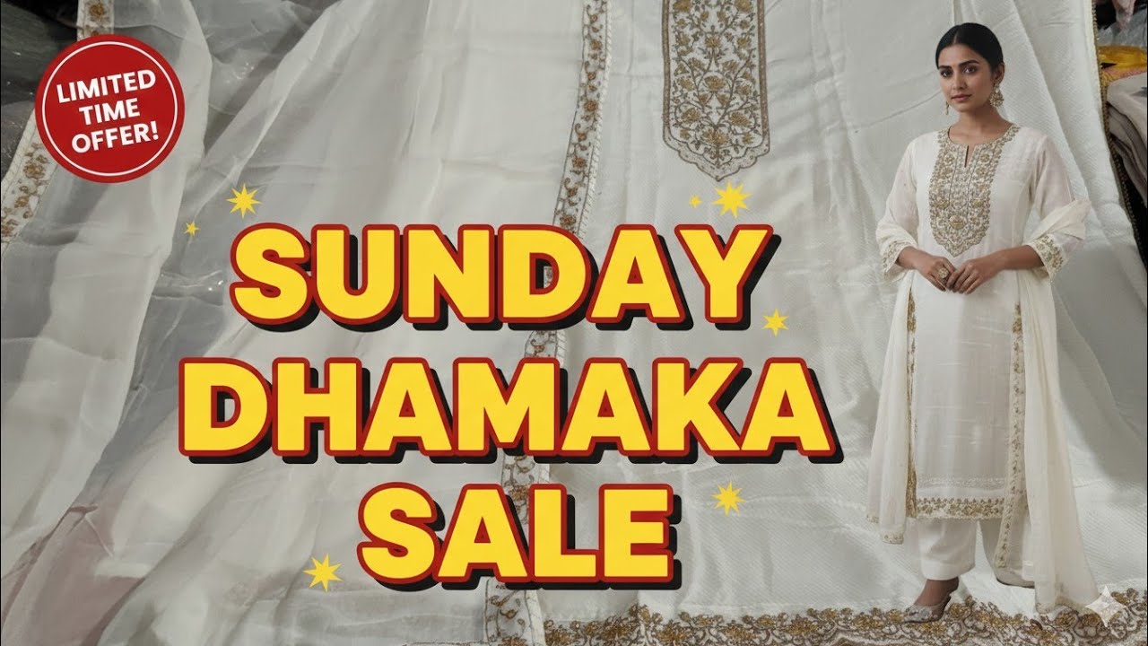 🌞 Sunday Special Mahasale💯||All Types Of Fabric🔥||Ganga Partywear Suits At Half Price|GangaAt760Only