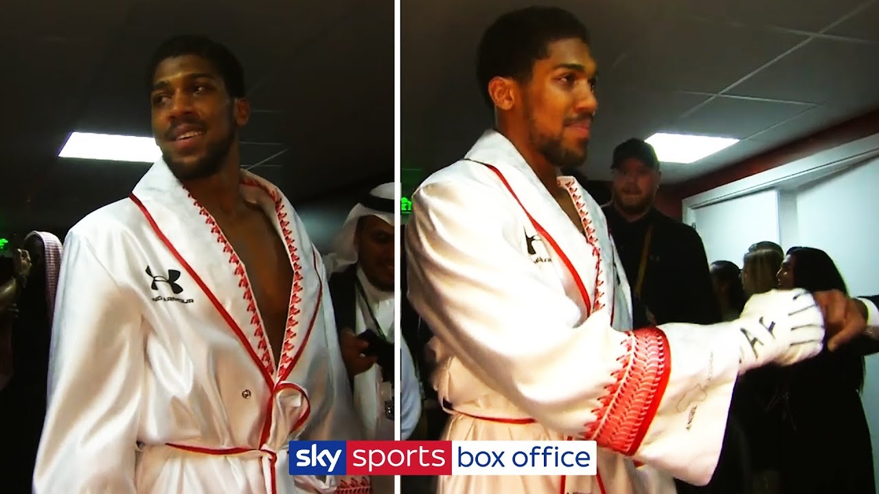 EXCLUSIVE: Anthony Joshua raw backstage footage after victory over Andy Ruiz Jr