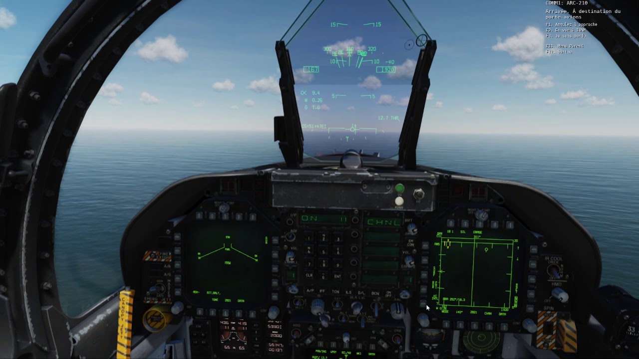 DCS F/A-18C tutoriel : CASE 1 pratique