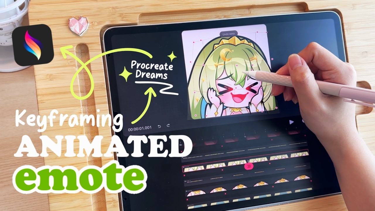 ANIMATING a SHY Emote on IPAD with Procreate Dreams