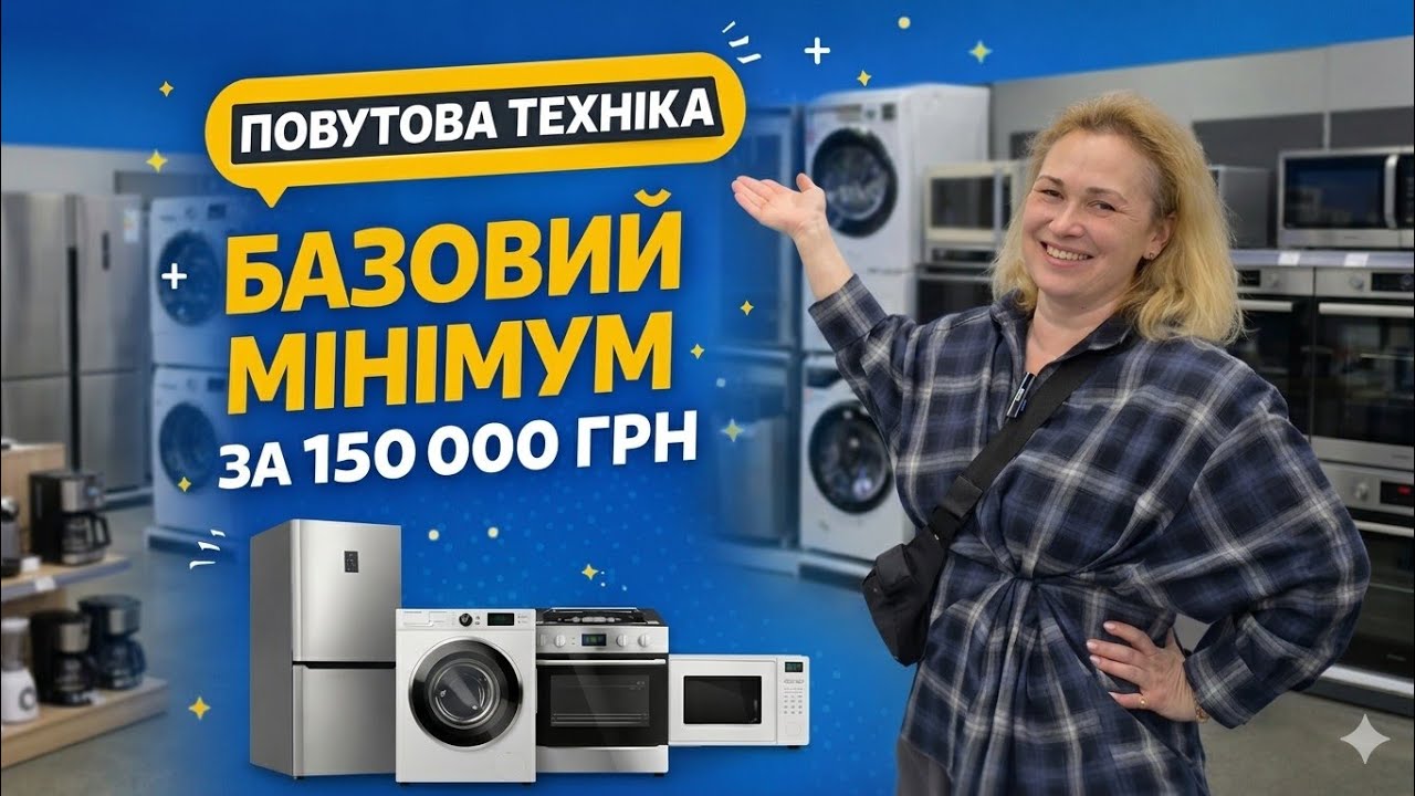 обираємо ПОБУТОВУ ТЕХНІКУ в  КВАРТИРУ: ціни на квітень 2026 